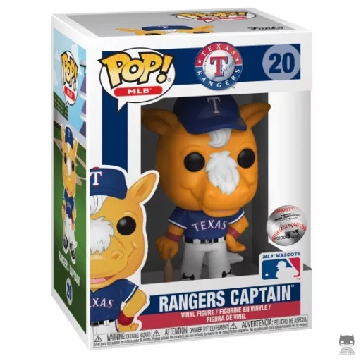 Figura Funko Pop! Rangers Captain (Mascotas MLB)