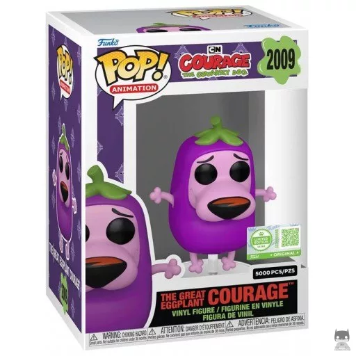 Figura Funko Pop! Coraje, la gran berenjena (Cartoon Network)