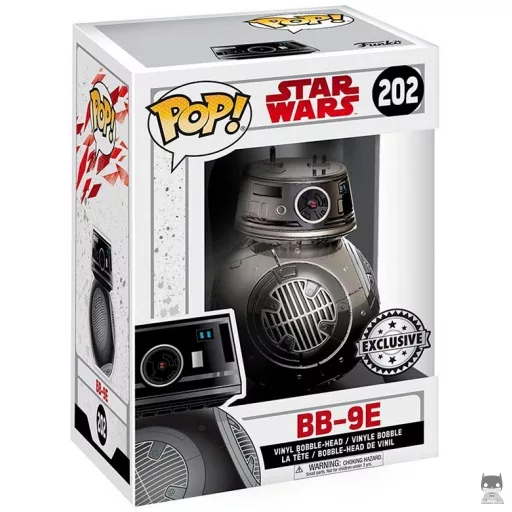 Figura Funko Pop! BB-9E (Cromado) (Box Lunch)