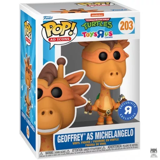 Figura Funko Pop! Geoffrey como Miguel Ángel (Geoffrey la Jirafa)