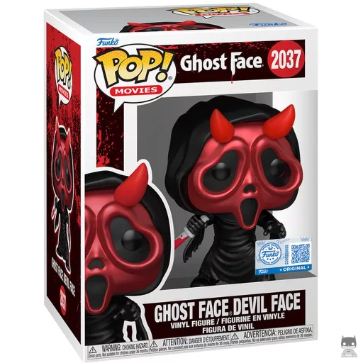 Figura Funko Pop! Ghost Face cara de diablo (Cromado) (Ghostface)