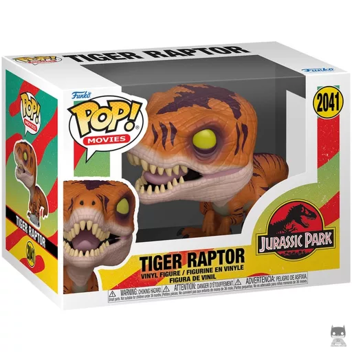 Figura Funko Pop! Raptor tigre (Parque Jurásico)