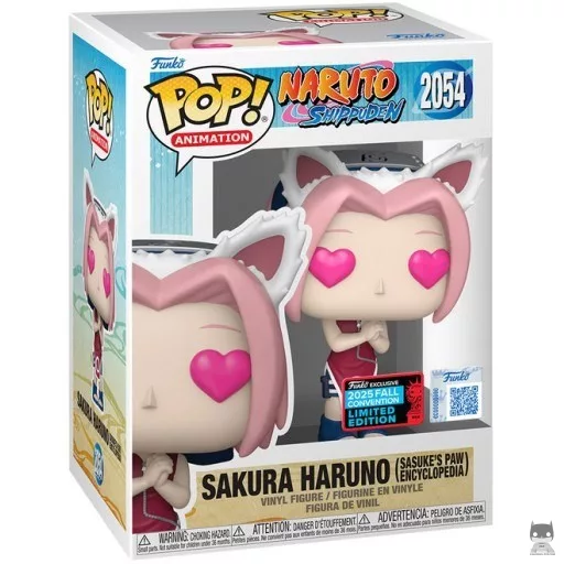 Figura Funko Pop! Sakura Haruno (Enciclopedia de las patas de Sasuke) (New York Comic Con (convención de otoño) 2025)