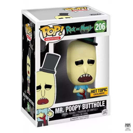 Figura Funko Pop! Mr. Poopy Butthole (Ensangrentado) (Rick y Morty)