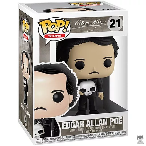 Figura Funko Pop! Edgar Allan Poe (Dominio público)