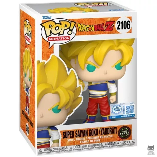 Figura Funko Pop! Goku Super Saiyan (Yardrat) (Chase & Brilla en la oscuridad) (Goku)