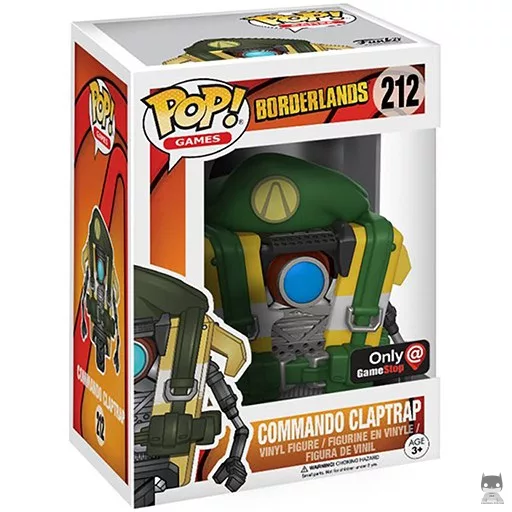 Figura Funko Pop! Claptrap (Comando) (Borderlands)