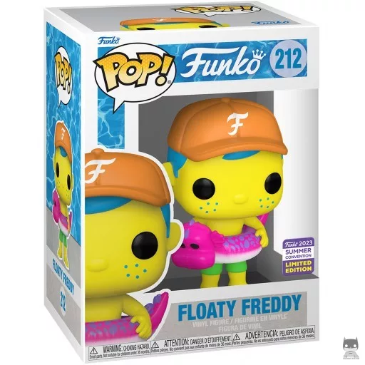 Figura Funko Pop! Freddy Funko flotador (Luz negra) (San Diego Comic Con (convención de verano) 2023)