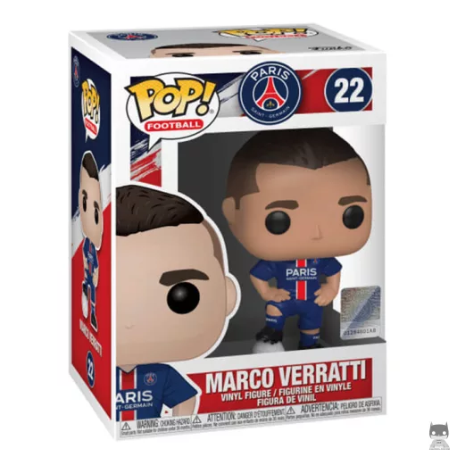 Figura Funko Pop! Marco Verratti (Paris Saint-Germain) (Ligue 1 (liga francesa de fútbol))