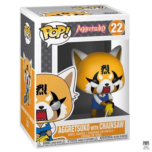 Figura Funko Pop! Aggretsuko con motosierra (Sanrio)