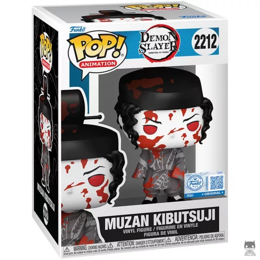 Figura Funko Pop! Muzan Kibutsuji (Blanco y negro, Ensangrentado) (Muzan Kibutsuji)