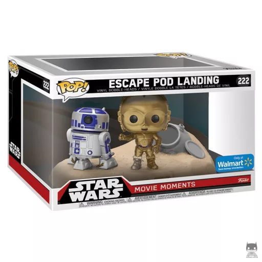 Figura Funko Pop! R2-D2 & C-3PO en el desierto (Movie Moment)