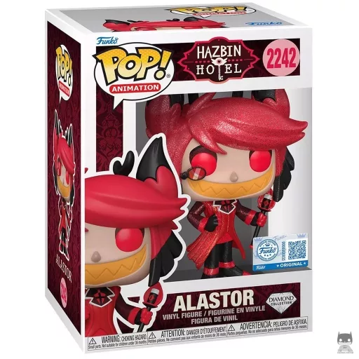 Figura Funko Pop! Alastor (Purpurina de diamante) (Hazbin Hotel)