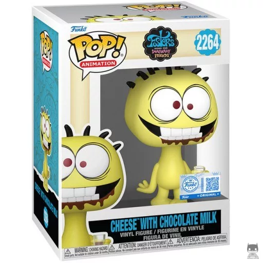 Figura Funko Pop! Cheese con batido de chocolate (Mansión Foster para amigos imaginarios)