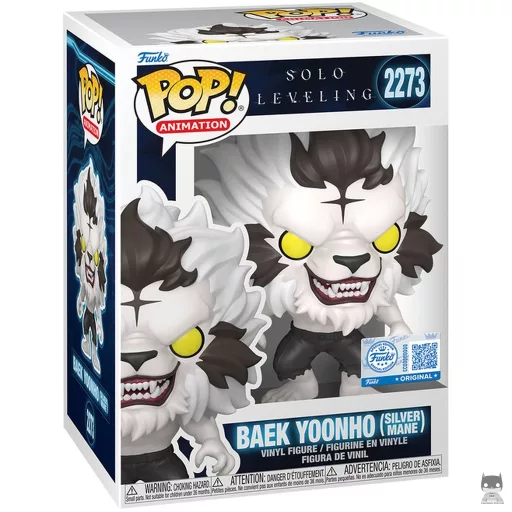Figura Funko Pop! Baek Yoonho (Melena Plateada) (Solo Leveling)