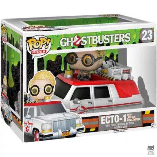 Figura Funko Pop! Ecto-1 con la Dra. Jillian Holtzmann (Cazafantasmas)