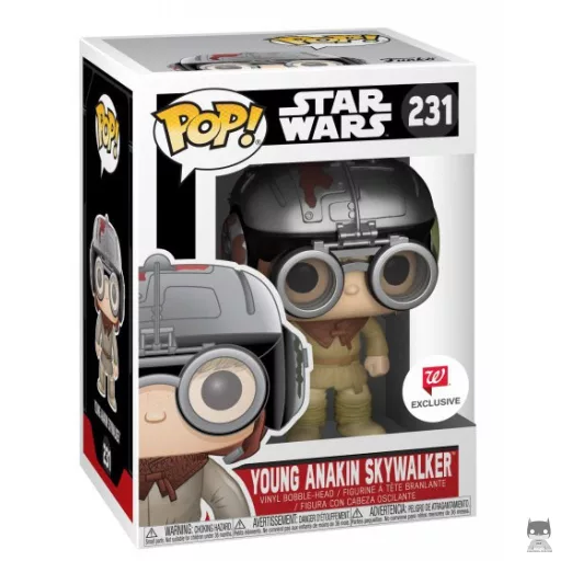 Figura Funko Pop! Anakin Skywalker con casco de piloto de carreras de vainas (Anakin Skywalker)