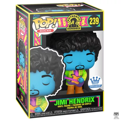 Figura Funko Pop! Jimi Hendrix (Luz negra) (Jimi Hendrix)