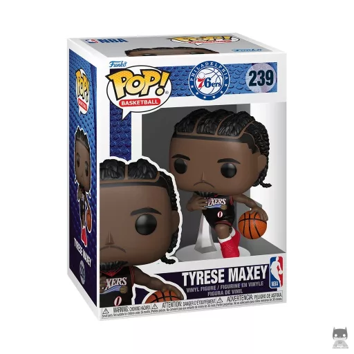 Figura Funko Pop! Tyrese Maxey (Camiseta negra Statement Edition) (NBA)