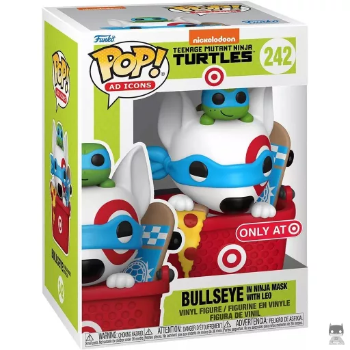 Figura Funko Pop! Bullseye de Target con máscara ninja y Leo (Bullseye)
