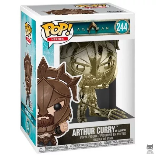 Figura Funko Pop! Arthur Curry gladiador (Dorado) (Aquaman (Arthur Curry))