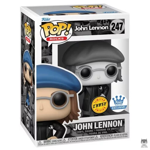 Figura Funko Pop! John Lennon (Blanco y negro) (Chase) (The Beatles)