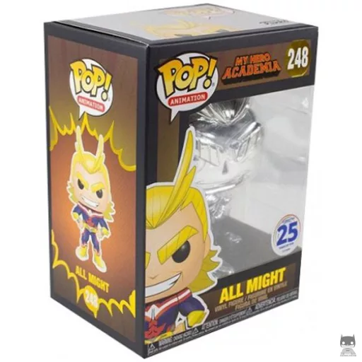 Figura Funko Pop! All Might (Plateado cromado) (Funimation)