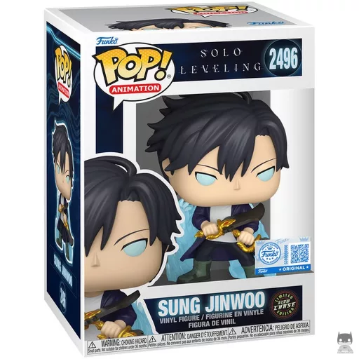 Figura Funko Pop! Sung Jinwoo (Chase & Brilla en la oscuridad) (Solo Leveling)