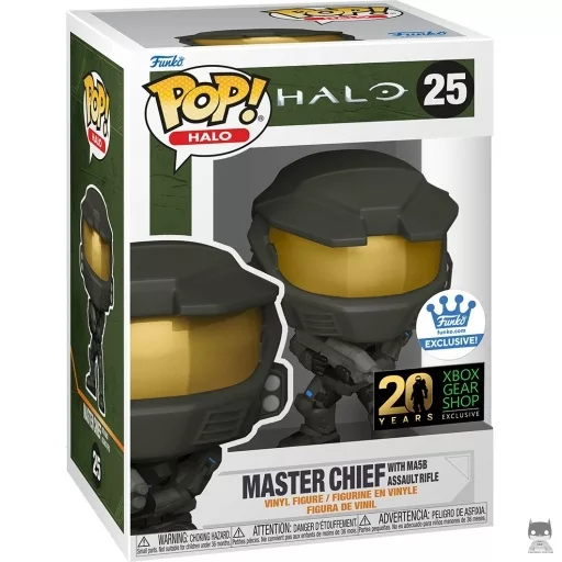 Figura Funko Pop! Jefe Maestro con fusil de asalto MA5B (Jefe Maestro)