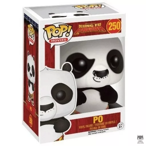Figura Funko Pop! Po (Flocado) (Kung Fu Panda)