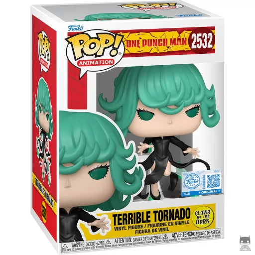 Figura Funko Pop! Terrible Tornado (Brilla en la oscuridad) (One Punch Man)