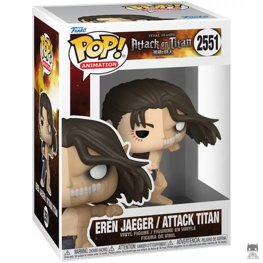 Figura Funko Pop! Eren Jaeger / Titán de Ataque (Split) (Ataque a los titanes (SNK))
