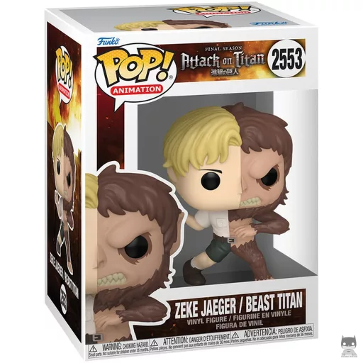 Figura Funko Pop! Zeke Jaeger / Titán Bestia (Split) (Ataque a los titanes (SNK))