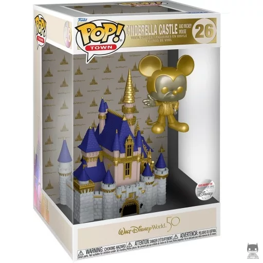 Figura Funko Pop! Castillo de Cenicienta & Mickey Mouse (Dorado) (Mickey Mouse)