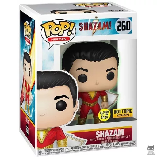 Figura Funko Pop! Shazam (Brilla en la oscuridad) (¡Shazam!)
