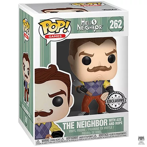 Figura Funko Pop! El Vecino con hacha & cuerda (Hello Neighbor)