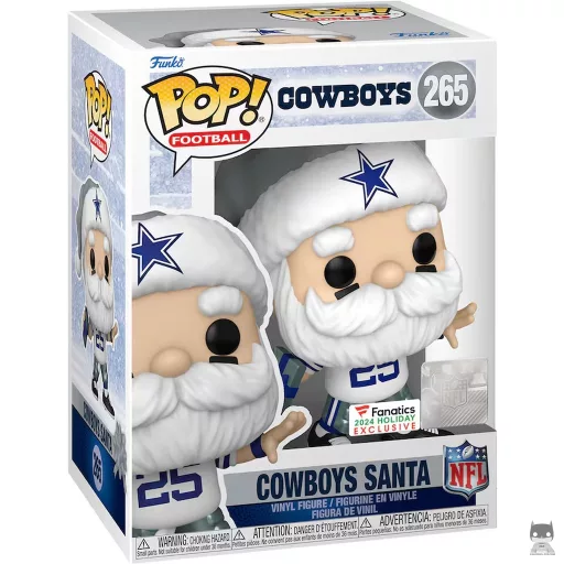 Figura Funko Pop! Papá Noel de los Cowboys (Fanatics)