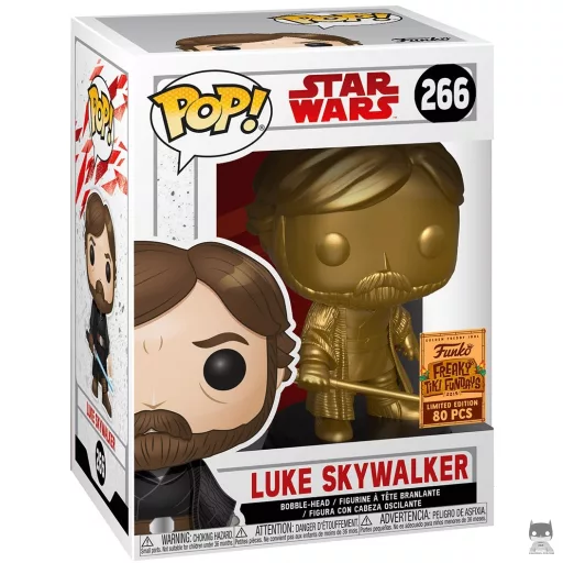 Figura Funko Pop! Luke Skywalker (Dorado) (Star Wars: Episodio VIII, Los últimos Jedi)