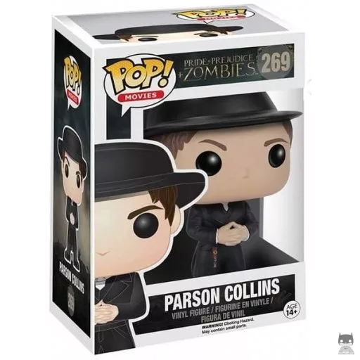 Figura Funko Pop! Pastor Collins (Orgullo + Prejuicio + Zombis)