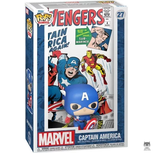 Figura Funko Pop! Capitán América (Marvel Comics)