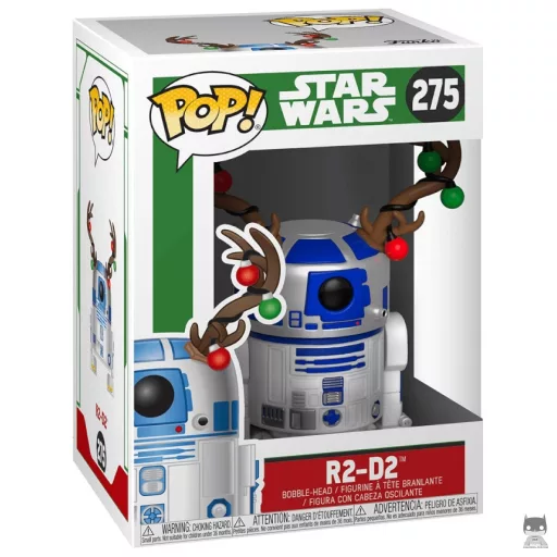 Figura Funko Pop! R2-D2 con cuernos de reno (R2-D2)