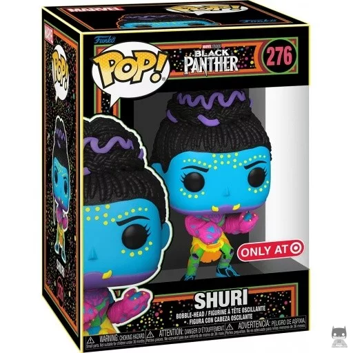 Figura Funko Pop! Shuri (Luz negra) (Black Panther)