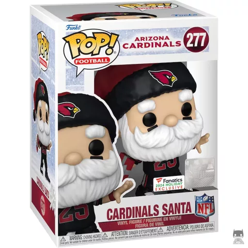 Figura Funko Pop! Papá Noel de los Cardinals (Fanatics)