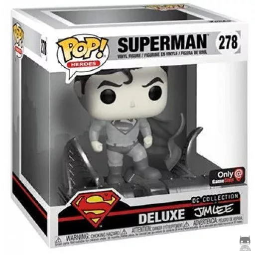 Figura Funko Pop! Superman (Blanco y negro) (DC Jim Lee Deluxe)