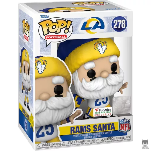 Figura Funko Pop! Papá Noel de los Rams (Fanatics)