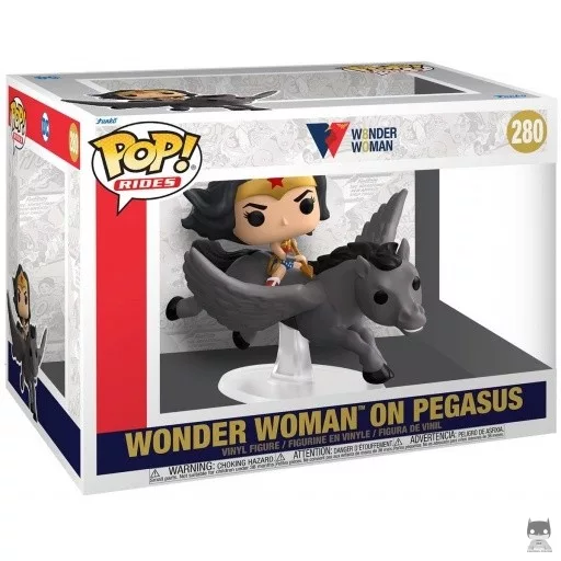 Figura Funko Pop! Wonder Woman sobre Pegaso (Wonder Woman (Diana Prince))