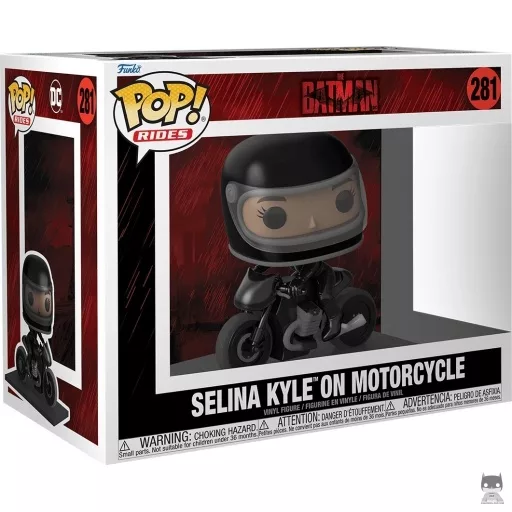 Figura Funko Pop! Selina Kyle en moto (Catwoman)