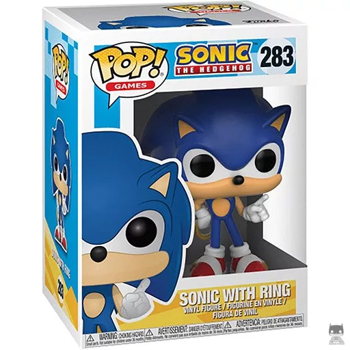 Figura Funko Pop! Sonic con anillo (Sonic the Hedgehog)