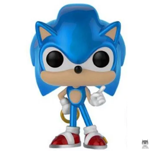 Figura Funko Pop! Sonic con anillo (Metalizado) (Sonic the Hedgehog)