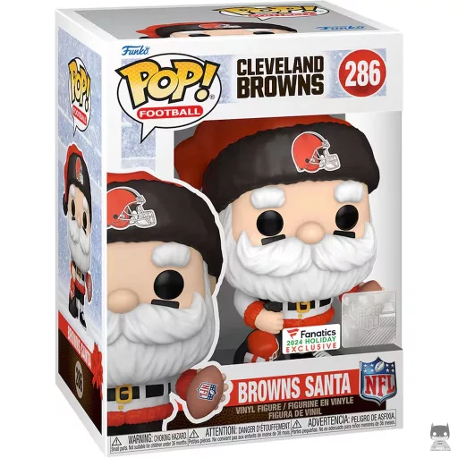 Figura Funko Pop! Papá Noel de los Browns (Fanatics)